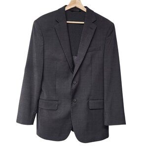 Jos A Bank Men's 40R Travel Tech Gray Slim Fit Two Button Sports Coat Slim Fit